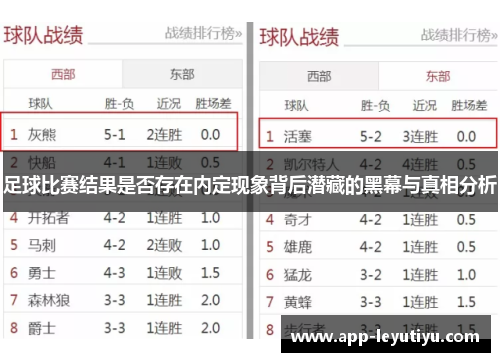 足球比赛结果是否存在内定现象背后潜藏的黑幕与真相分析